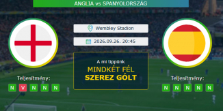 Anglia - Spanyolország 26.09.2026. Tippek Nemzetek Ligája