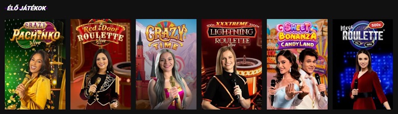 Betinia kaszinó élő játékok