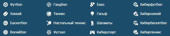 Какие виды ставки на спорт присутствуют в фонбет линия