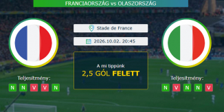 Franciaország - Olaszország 02.10.2026. Tippek Nemzetek Ligája