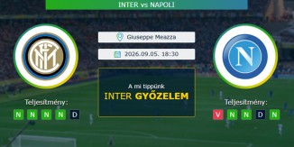 Inter - Napoli 05.09.2026. Tippek Serie A
