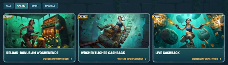 Larabet Casino Bonusse