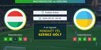 Magyarország - Ukrajna 25.09.2026. Tippek Nemzetek Ligája