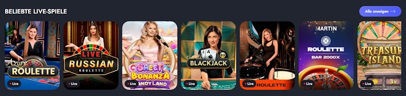 Martin Casino Live Spiele