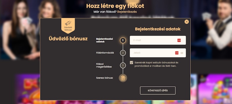 National kaszinó regisztráció