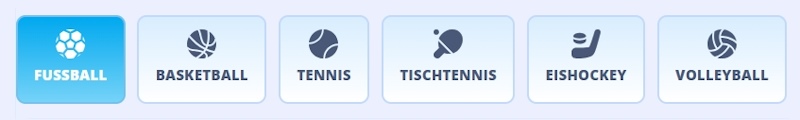OnlySpins Sportarten