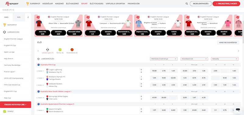 RealSpin sportfogadás