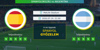 Spanyolország - Argentína 19.07.2026. Tippek Világbajnokság 2026