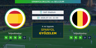 Spanyolország - Belgium 10.07.2026. Tippek Világbajnokság 2026