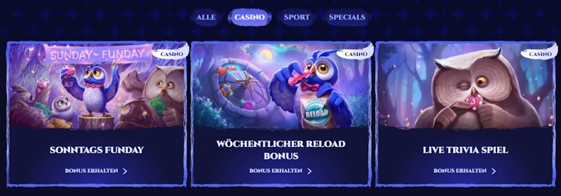 Spinight Casino Bonusse