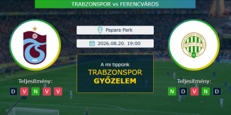 Trabzonspor - Ferencváros 20.08.2026. Tippek Európa-liga