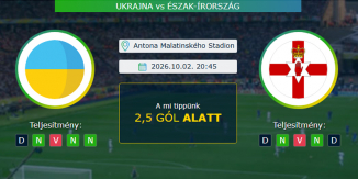 Ukrajna - Észak-Írország 02.10.2026. Tippek Nemzetek Ligája