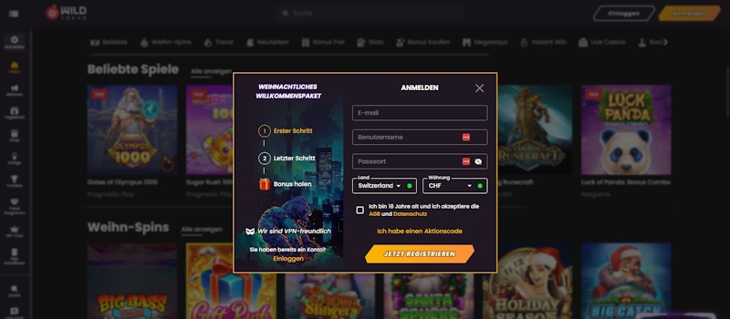Wild Tokyo Casino Anmeldung